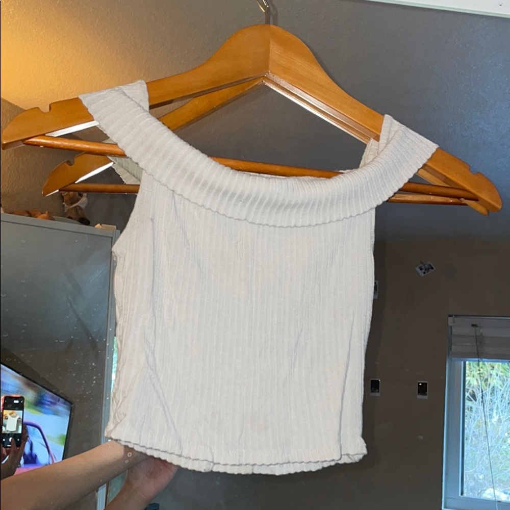 Off the Shoulder Crop Top